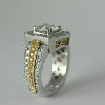 Platinum and Yellow Gold Wedding Ring
