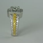 Platinum and Yellow Gold Wedding Ring