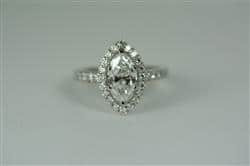 Women's 2 Karat Marquise cut Diamond Wedding Band