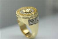 Customized Championship Yellow Gold Ring