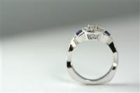 Blue Sapphire Diamond Ring