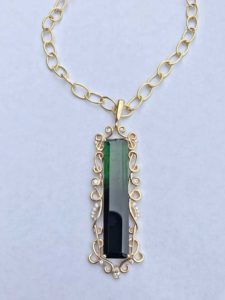 Bi-Color Tourmaline Design